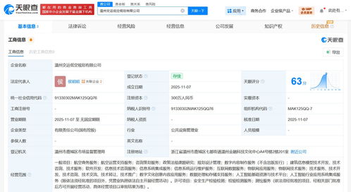 溫州市交通運(yùn)輸集團(tuán)牽頭成立低空規(guī)劃公司，注冊(cè)資本300萬(wàn)推動(dòng)咨詢策劃服務(wù)